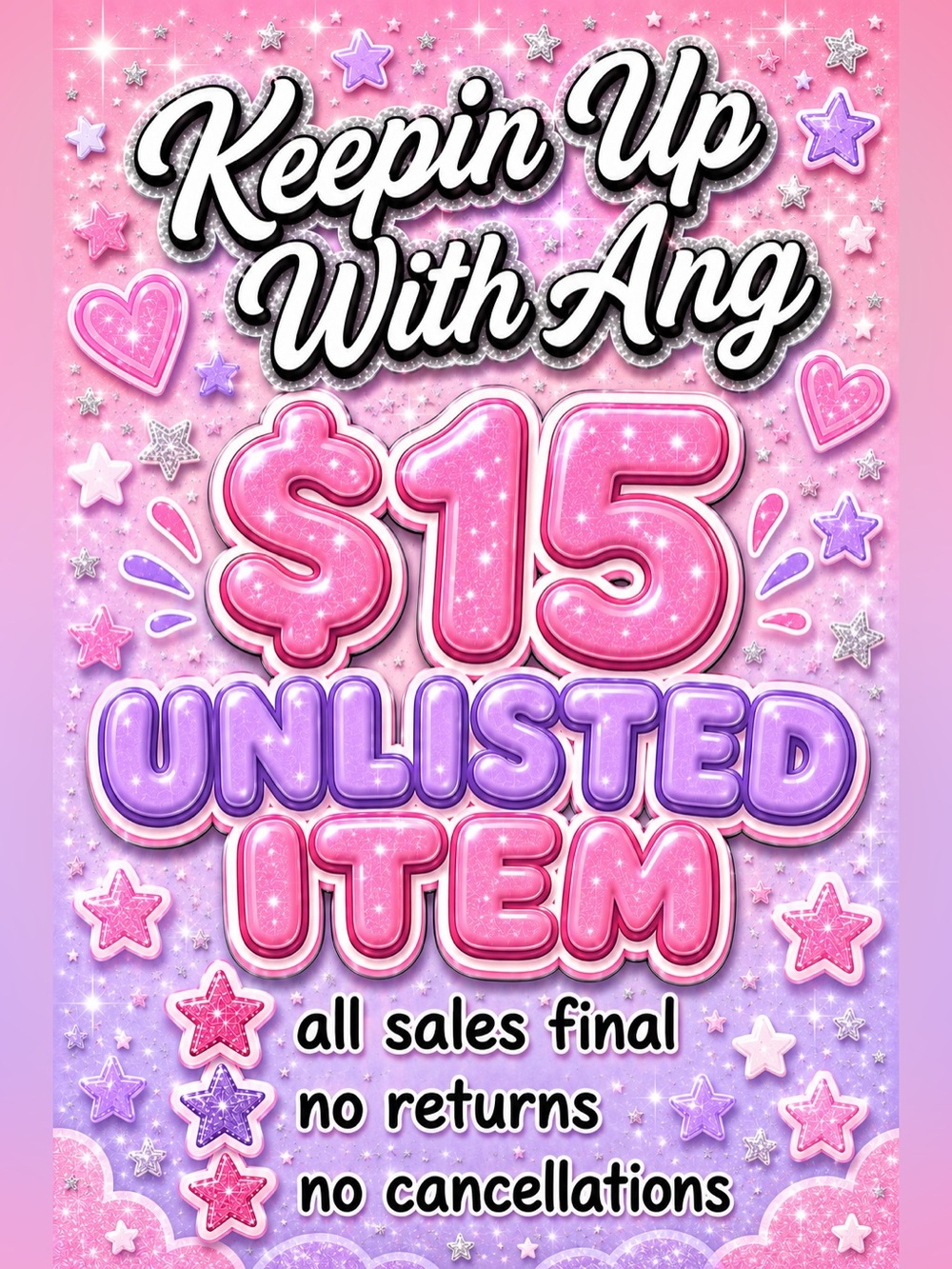 $15 & Up Unlisted Item (11)